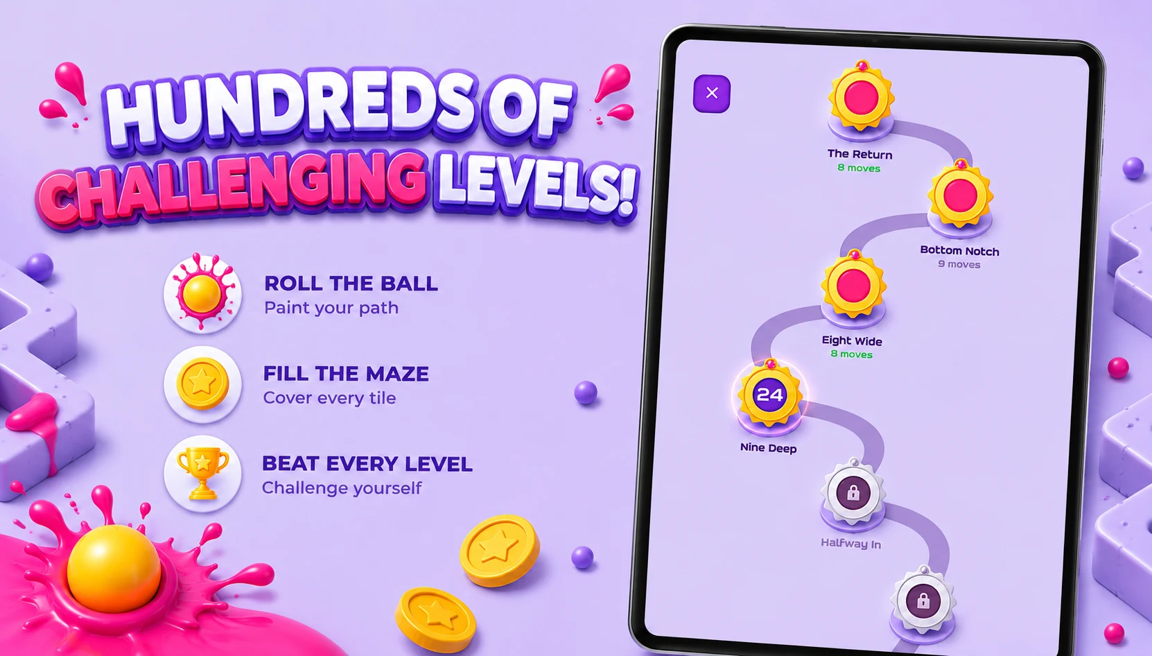 Ball Color Maze Adventure screenshot